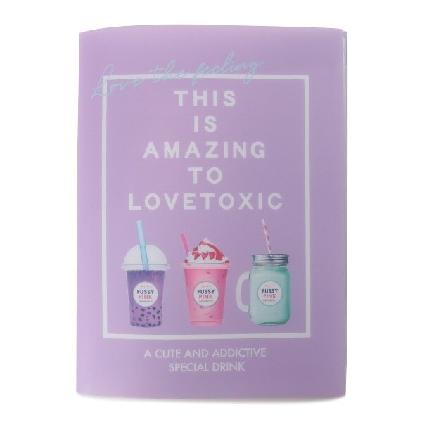 ドリンクモチーフポケットつきファイル