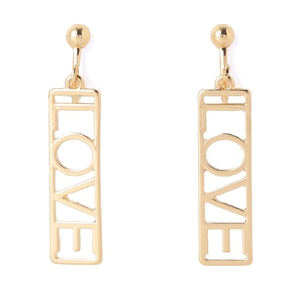 ボックスロゴイヤリング