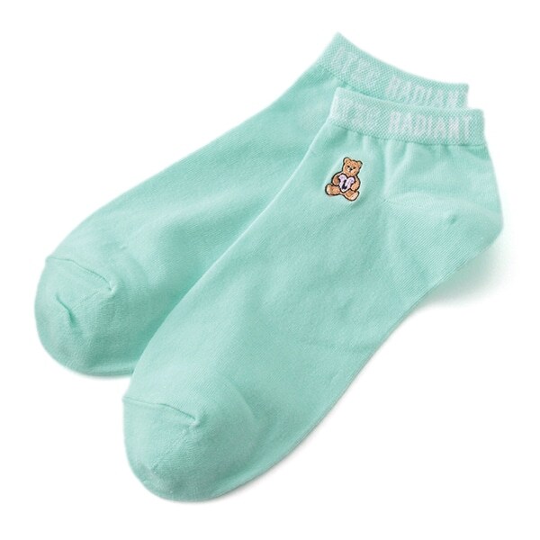 ワンポイント刺しゅうロゴスニーカーインソックス