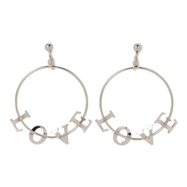 フープLOVEイヤリング