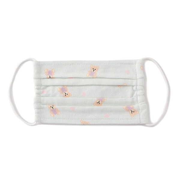 チェリー総柄布マスク
