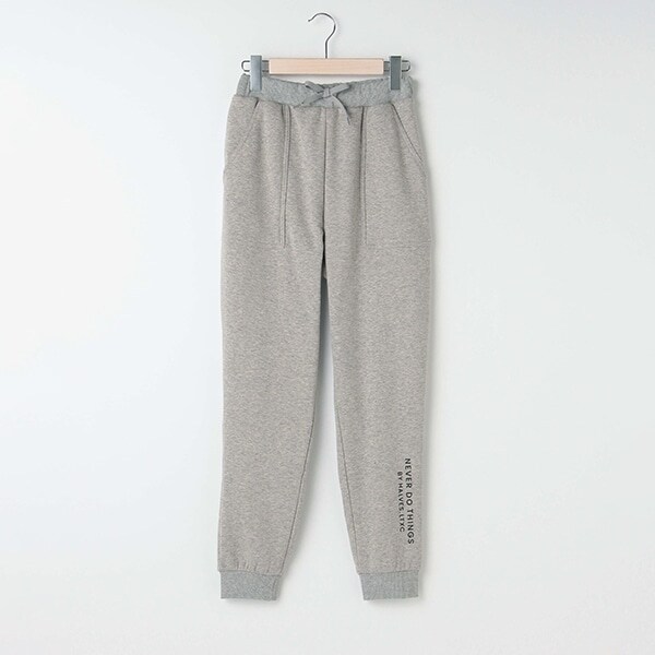 裏起毛 ストレッチジョガーパンツ