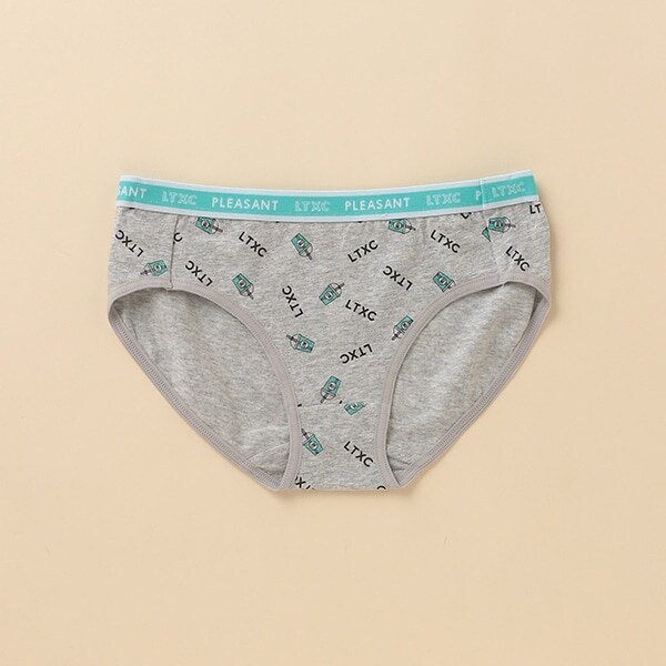 ドリンク×ロゴ総柄ショーツ