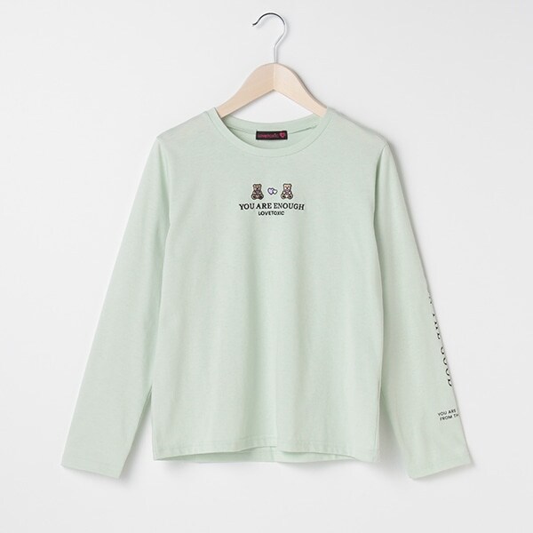 モチーフ刺しゅうTシャツ