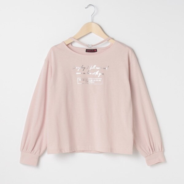 チョーカー風箔プリントTシャツ