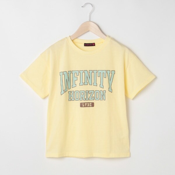 カレッジロゴプリント半袖Tシャツ