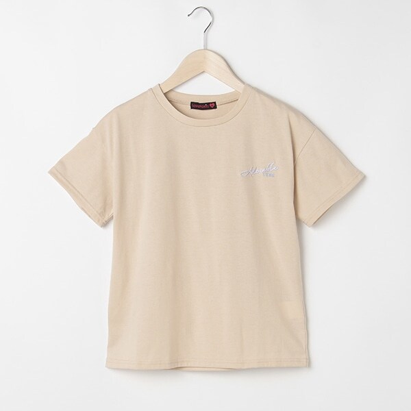 バックイラスト半袖Tシャツ