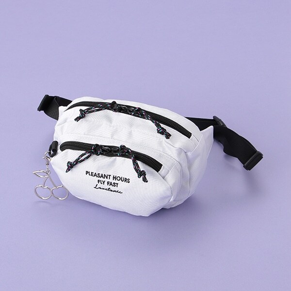 チェリーチャームつきミニウエストバッグ