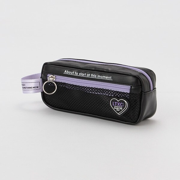 ヨコ型メッシュポケットポーチ