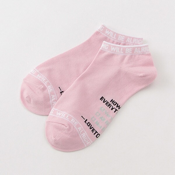 ラインロゴスニーカーインソックス