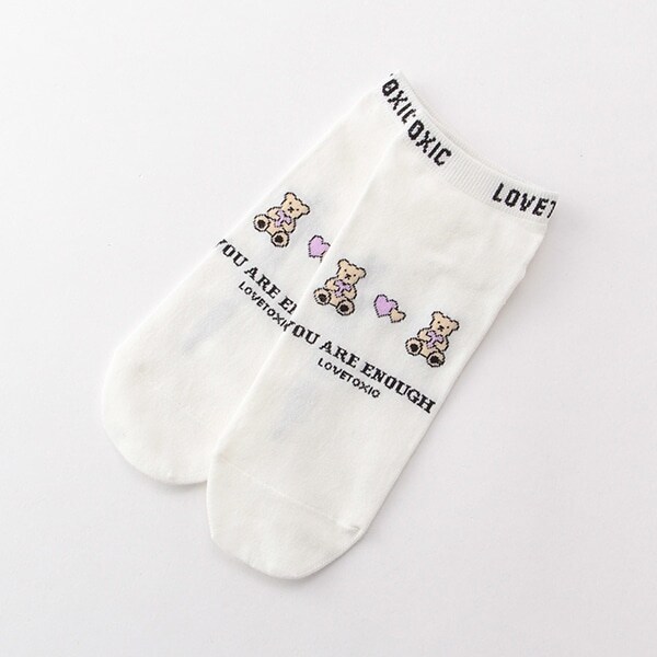 モチーフロゴスニーカーインソックス