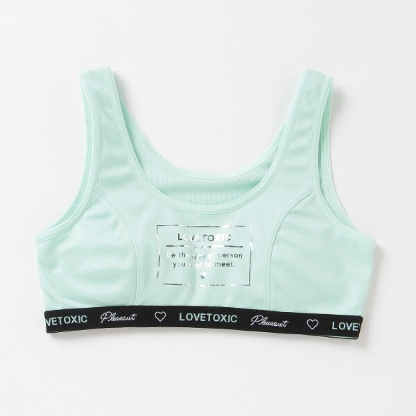 箔プリントタンクハーフトップ