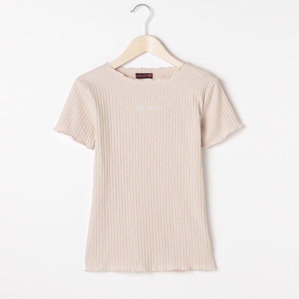 メローロックテレコ半袖Tシャツ