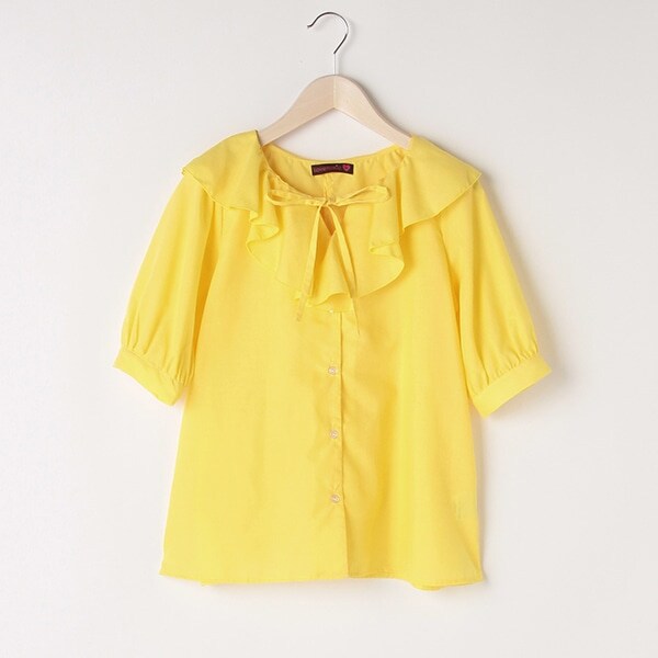 フレアカラーブラウス