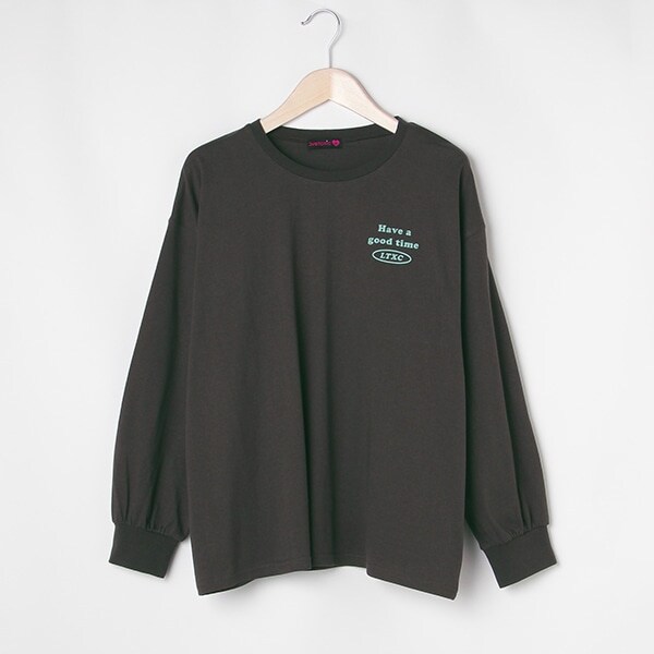 バックフォト長袖Tシャツ