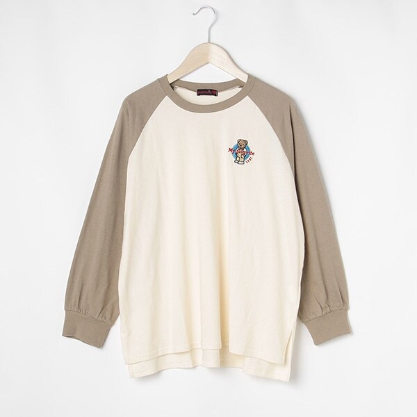 ラグラン長袖Tシャツ