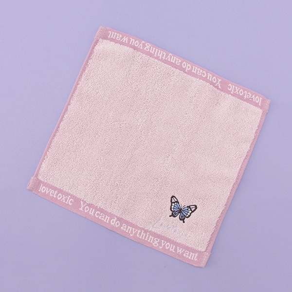 ワンポイント刺しゅうタオル