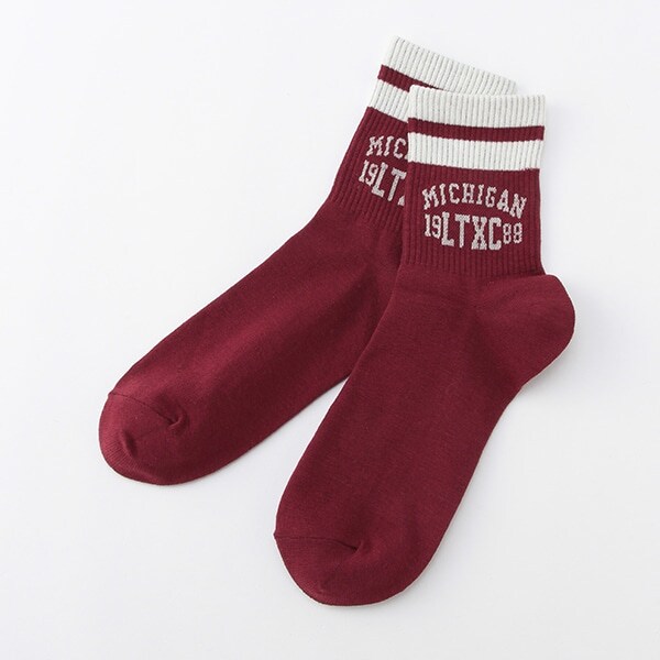 ラインカレッジクルーソックス