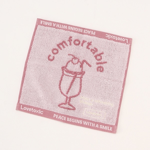 ソーダ柄ハンドタオル