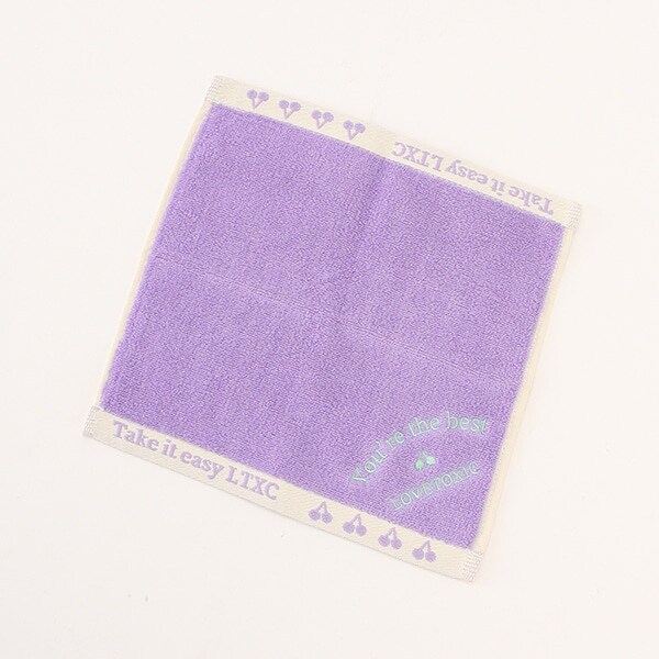 ロゴ刺しゅうハンドタオル