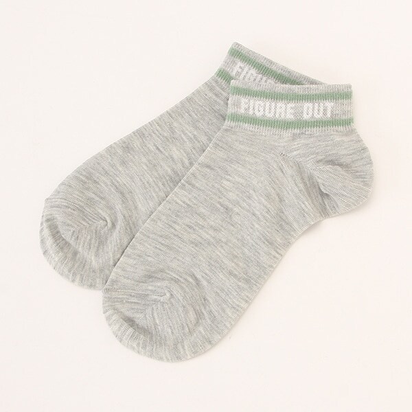 2本ラインアンクルソックス