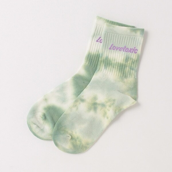 タイダイクルーソックス