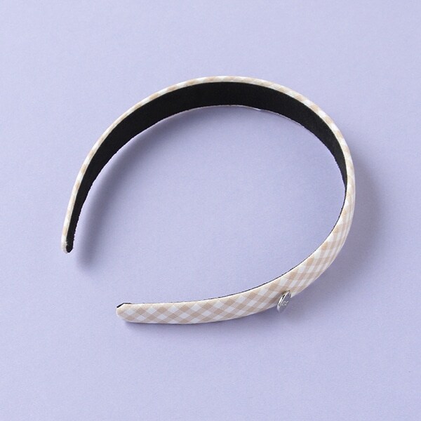 ギンガムチェックカチューシャ