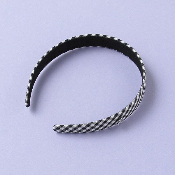 ギンガムチェックカチューシャ