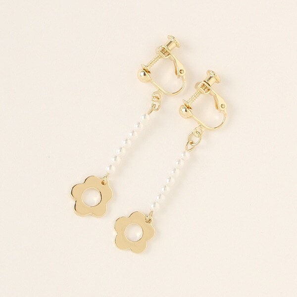 パールフラワーイヤリング
