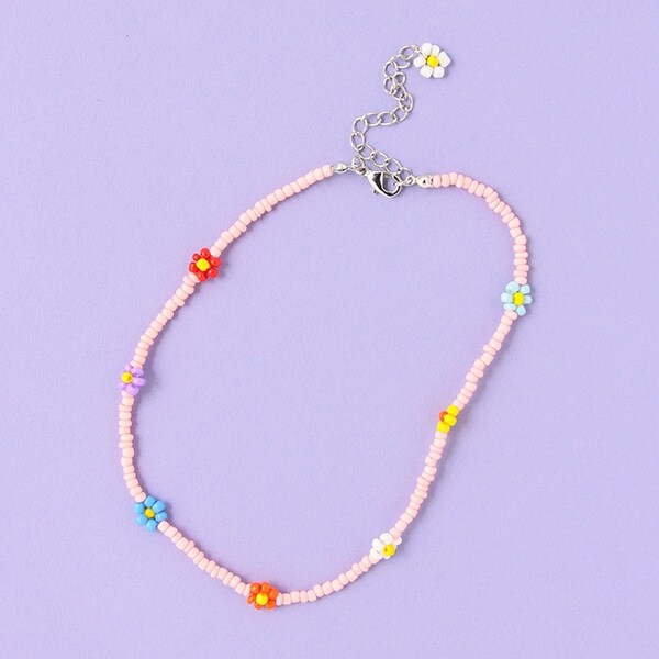 ビーズネックレス