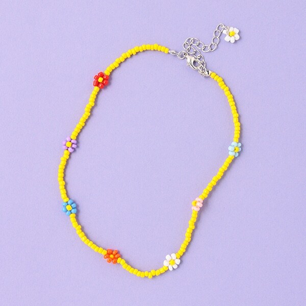 ビーズネックレス