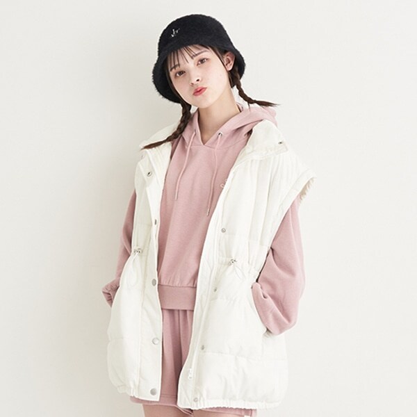 袖取り外し中綿ブルゾン