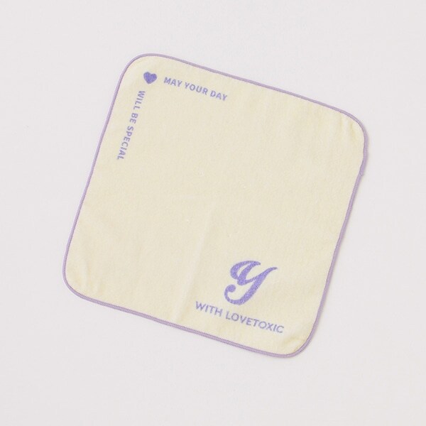 イニシャルタオルハンカチ