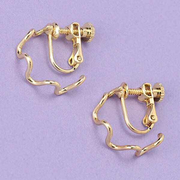 うねうねフープイヤリング