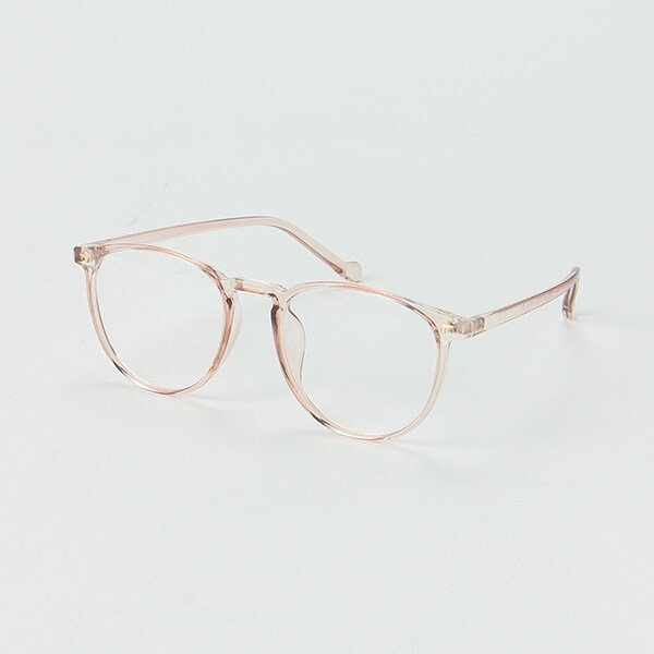 ボストン型伊達メガネ