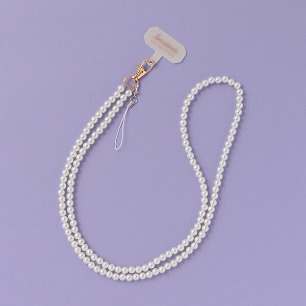 パールスマホストラップ