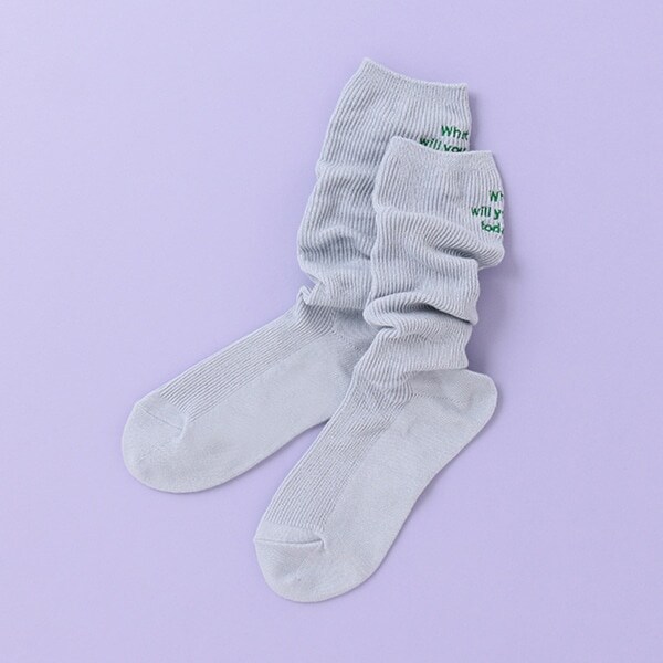 リブくしゅくしゅソックス