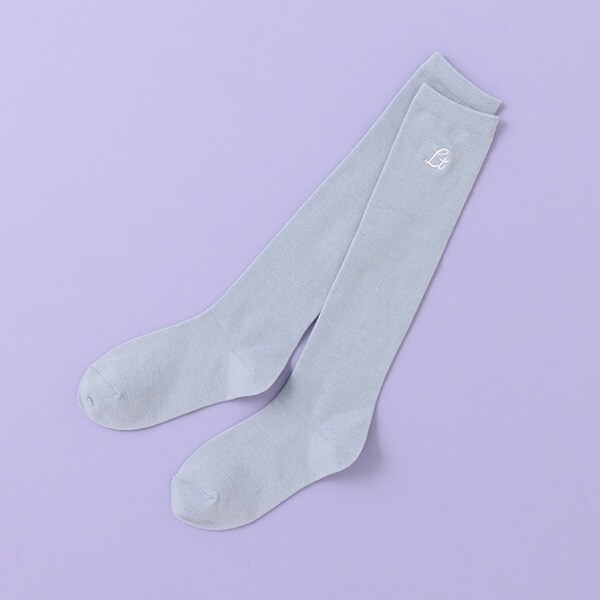 刺しゅうハイソックス