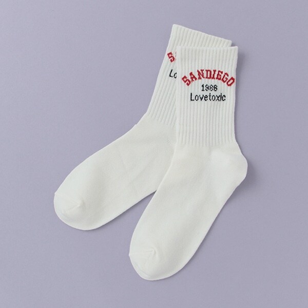 カレッジロゴリブソックス