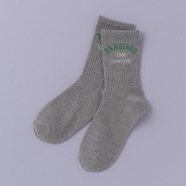 カレッジロゴリブソックス