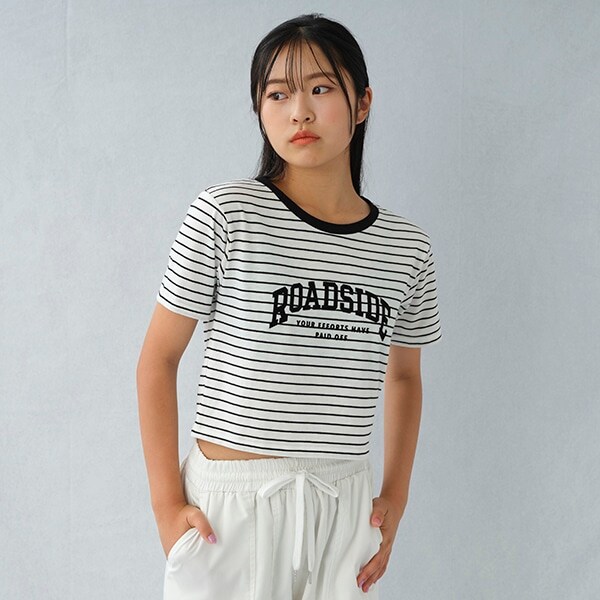 【LTXC】接触冷感カレッジロゴちび半T