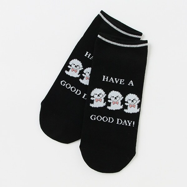 アニマル3ヒキスニーカーインソックス