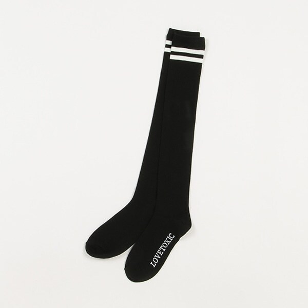 ラインニーハイソックス