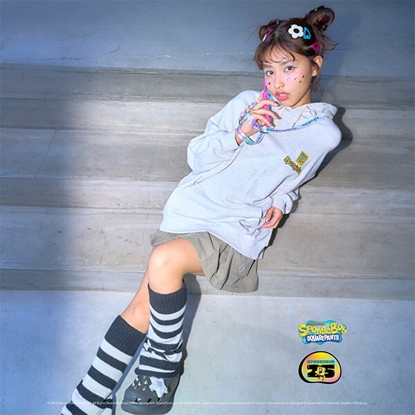 【スポンジ・ボブ】×【Angel Blue】【綿100％】パーカ