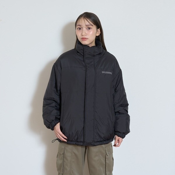 リバーシブルボアブルゾン