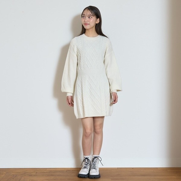 ラメニットワンピース