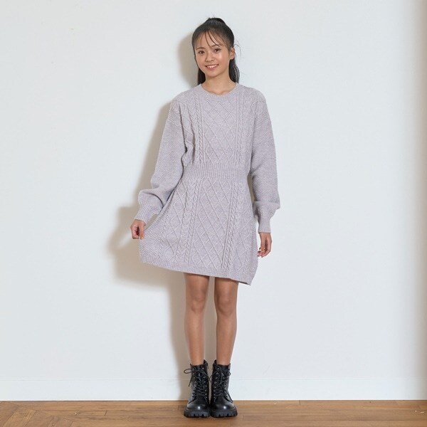 ラメニットワンピース