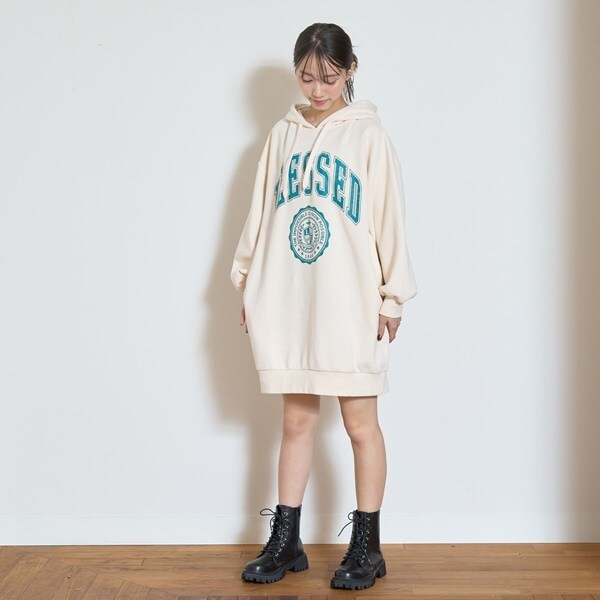 【GOODPRICE】裏起毛パーカワンピース