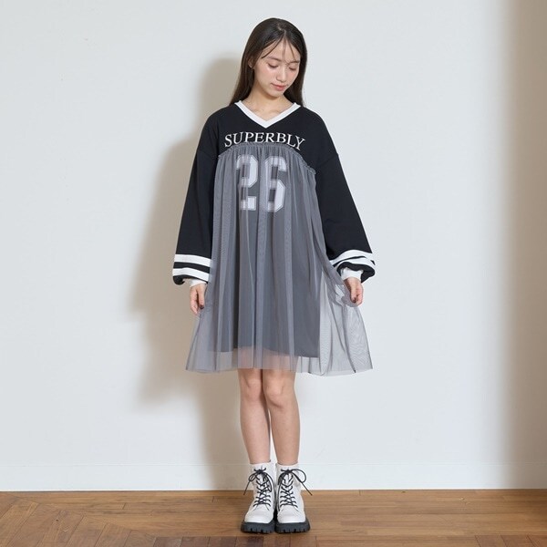 【LTXC】チュールナンバーワンピース