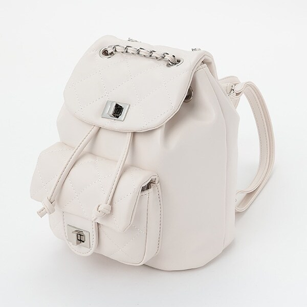 キルティングチェーンミニリュック